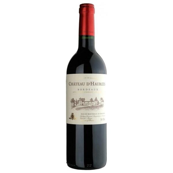 Вино Chateau d'Haurets Bordeaux AOC Red 2015 0.75 л