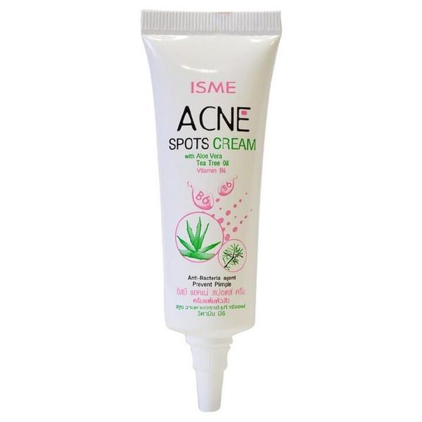 ISME крем для проблемной кожи Acne Spots Cream с алоэ вера, маслом чайного дерева и витамином В6