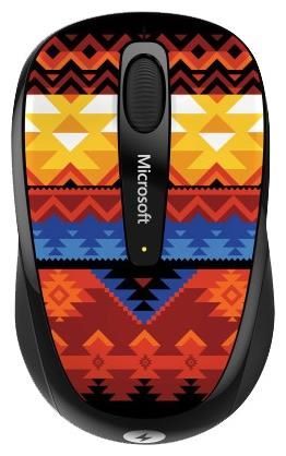 Microsoft Wireless Mobile Mouse 3500 Artist Edition Koivo Black-Orange USB