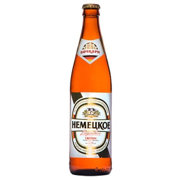 Пиво светлое Бочкари Немецкое 0.5 л