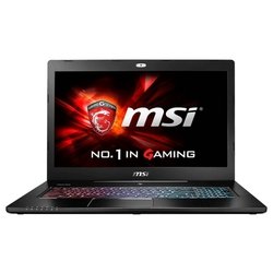 MSI GS72 6QE Stealth Pro (Intel Core i5 6300HQ 2300 MHz/17.3"/1920x1080/16Gb/1000Gb HDD/DVD нет/NVIDIA GeForce GTX 970M/Wi-Fi/Bluetooth/Win 10 Home)