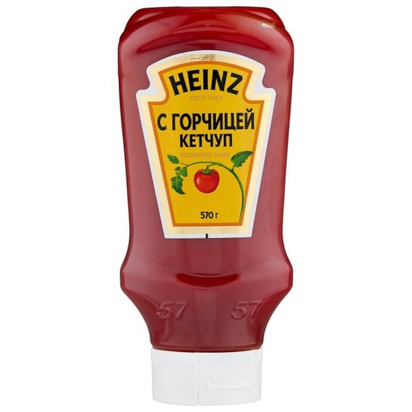 Кетчуп Heinz с горчицей, пластиковая бутылка-перевертыш