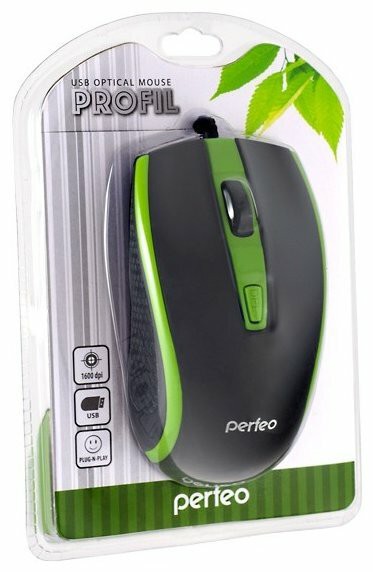 Perfeo PF-383-OP PROFIL Black-Green USB