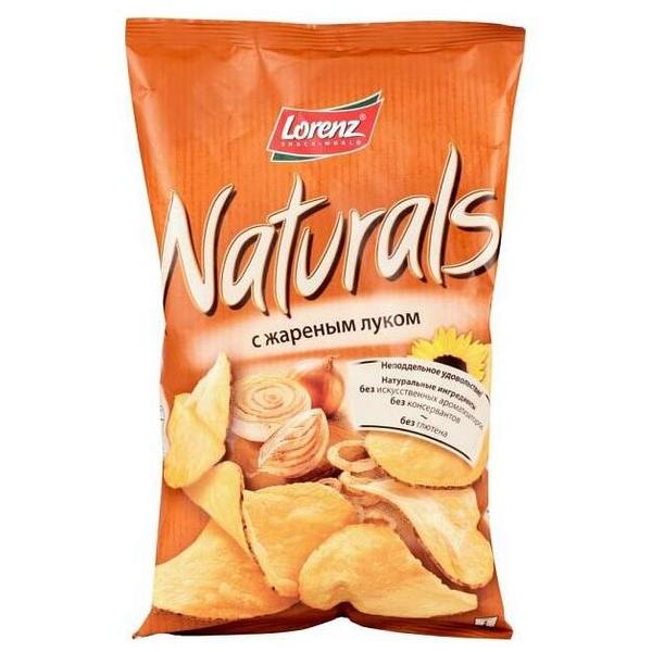 Чипсы Naturals картофельные с жареным луком