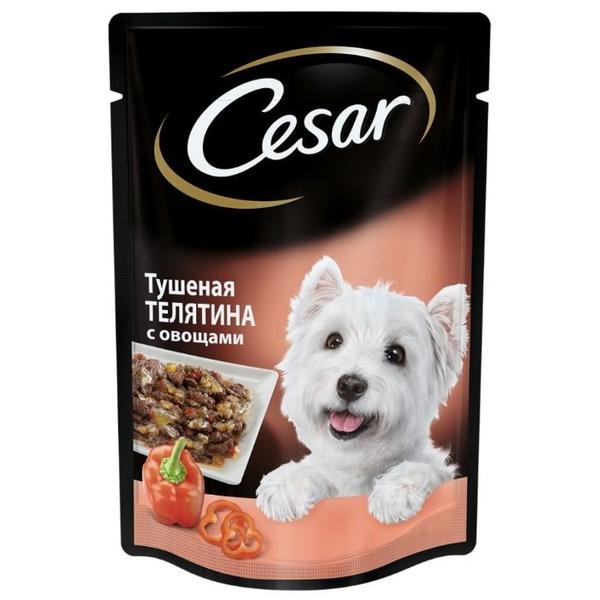 Корм для собак Cesar телятина с овощами