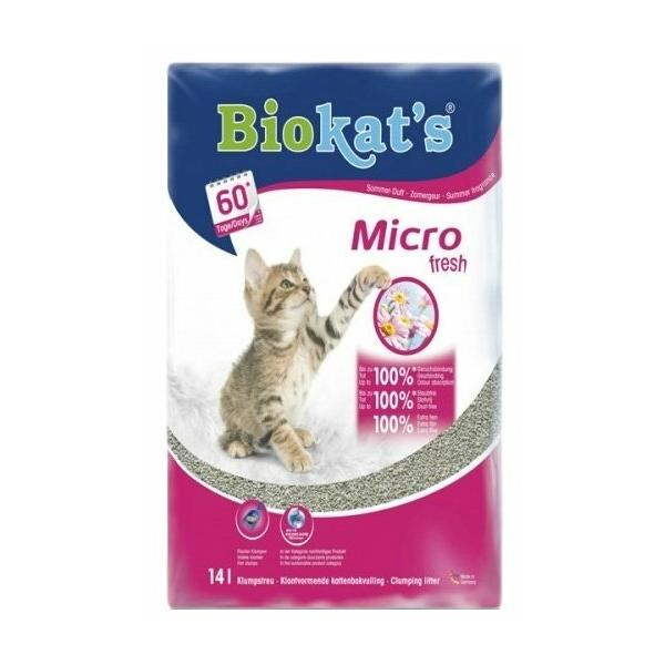 Комкующийся наполнитель Biokat's Micro Fresh 14 л