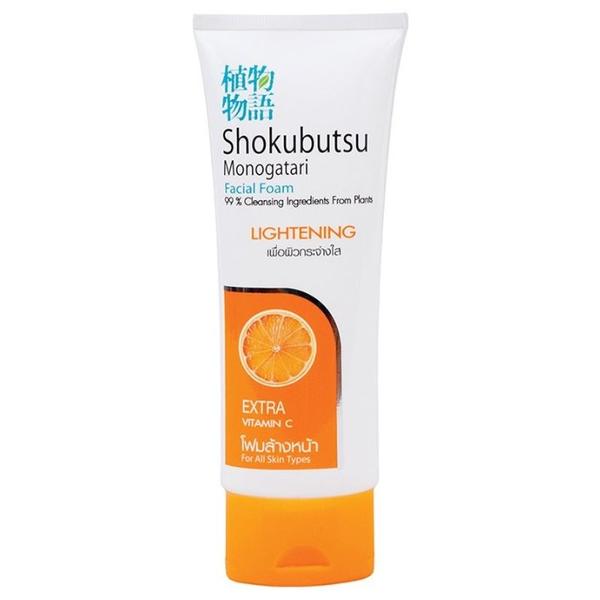 Shokubutsu пенка для умывания для сухой и нормальной кожи Апельсин