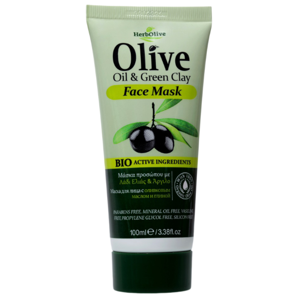 HerbOlive Маска для лица с оливковым маслом и глиной