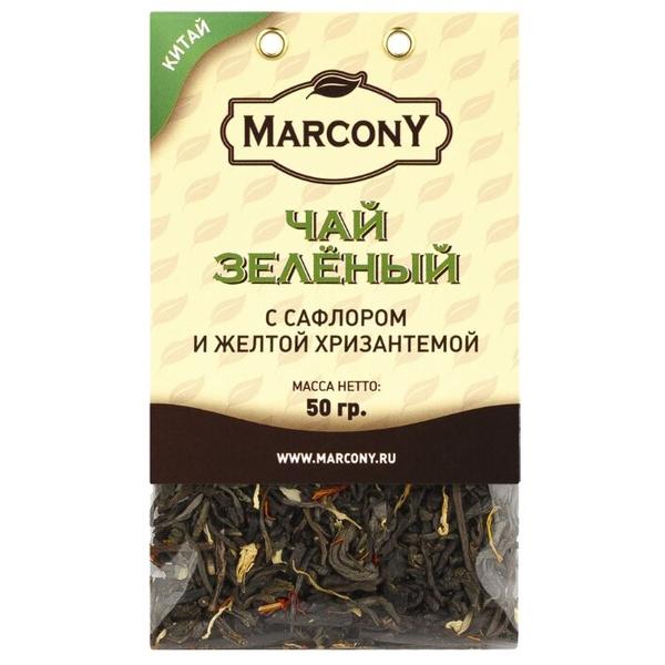 Чай зеленый Marcony с сафлором и желтой хризантемой