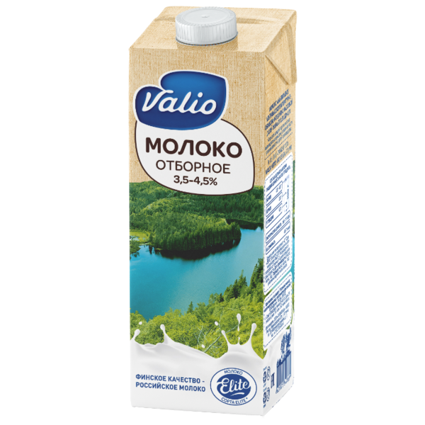Молоко Valio ультрапастеризованное отборное 3.5%, 1 кг