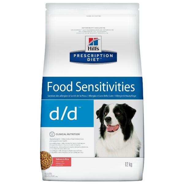 Корм для собак Hill's Prescription Diet при аллергии, лосось с рисом