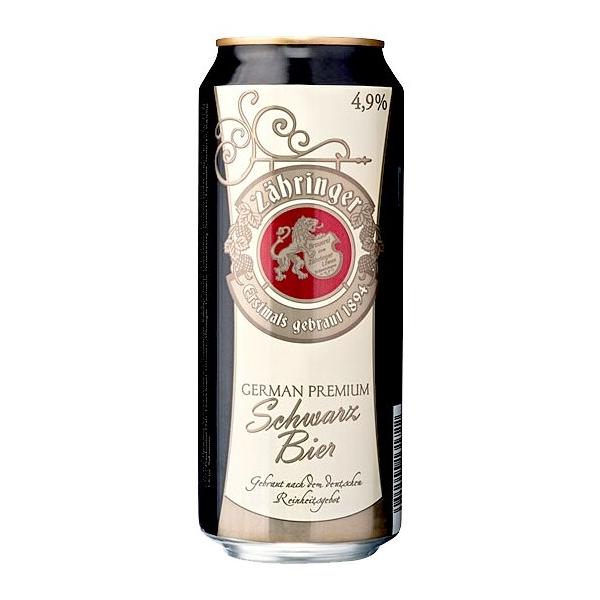 Пиво темное Zahringer Schwarzbier 0,5 л