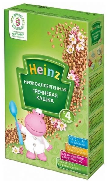 Heinz Безмолочная гречневая (c 4 месяцев) 200 г
