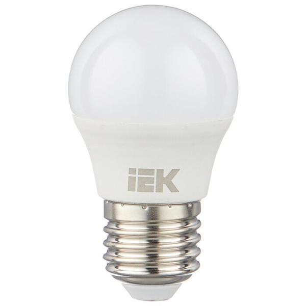 Упаковка светодиодных ламп 10 шт IEK LLE-230-40, E27, G45, 5Вт