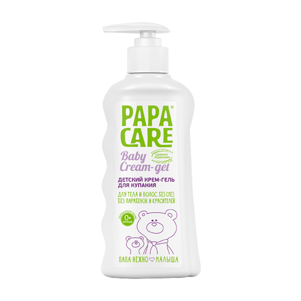 Papa Care Детский крем-гель для купания
