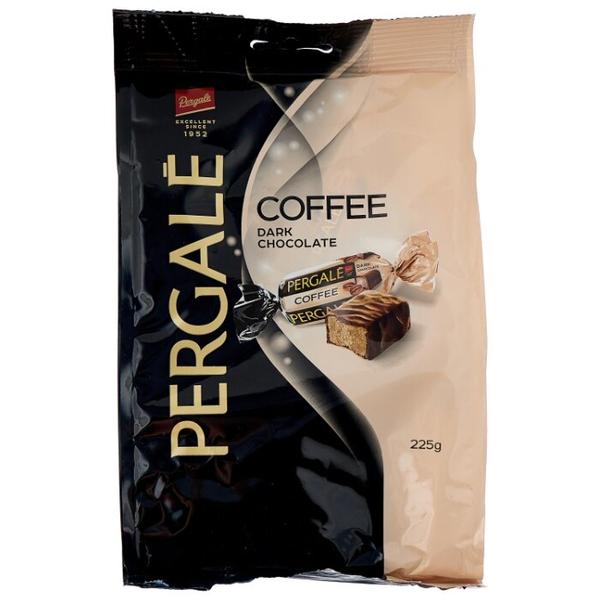 Конфеты Pergale пралине со вкусом кофе в темном шоколаде