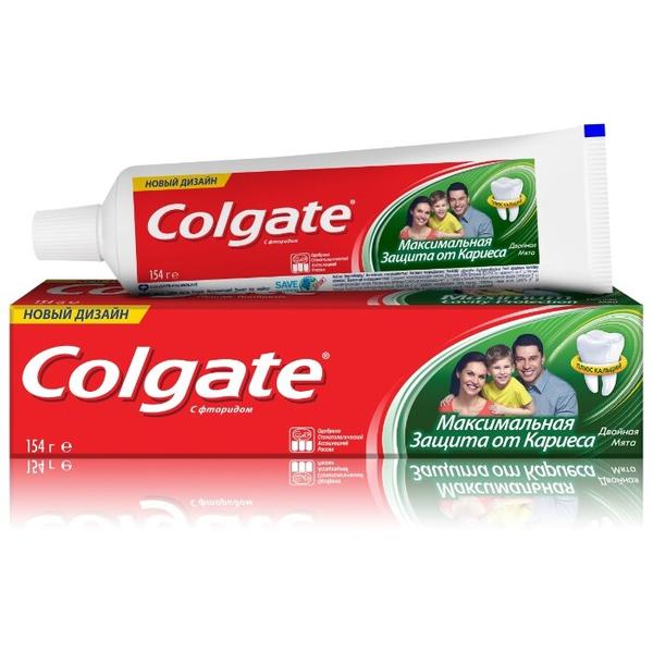 Зубная паста Colgate Максимальная защита от кариеса Двойная мята