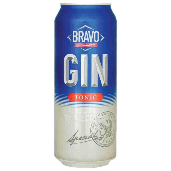 Напиток слабоалкогольный Bravo Gin & Tonic, 0.45 л