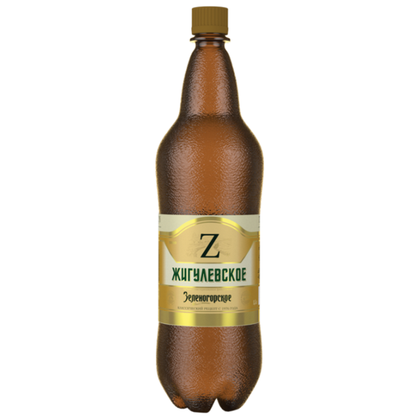 Пиво светлое Zelen Зеленогорское Жигулевское 1.5 л