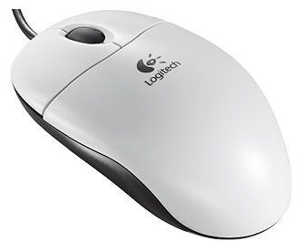 Logitech Optical Wheel Mouse S96 White PS/2
