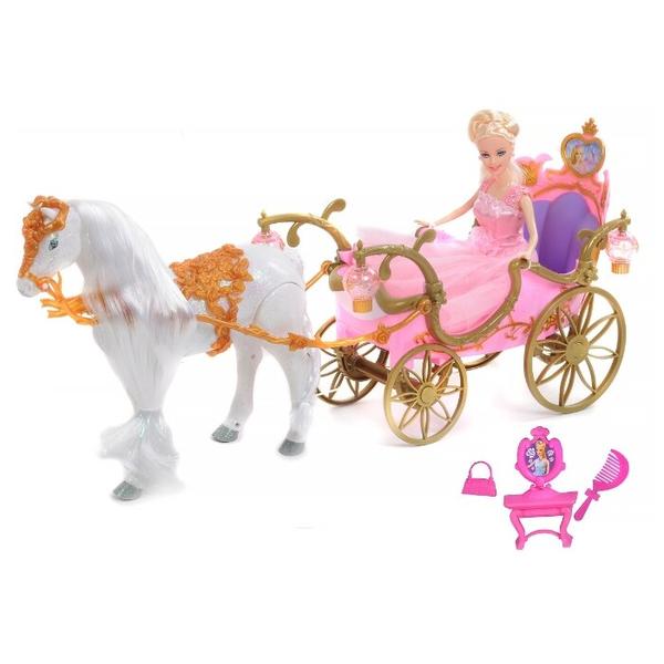 Кукла Girl's Club с каретой и лошадью, IT102731
