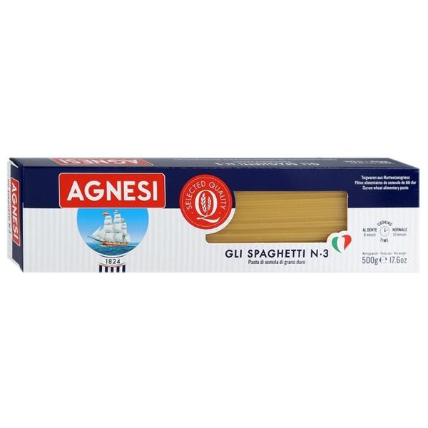 Agnesi Макароны Gli Spaghetti № 3, 500 г