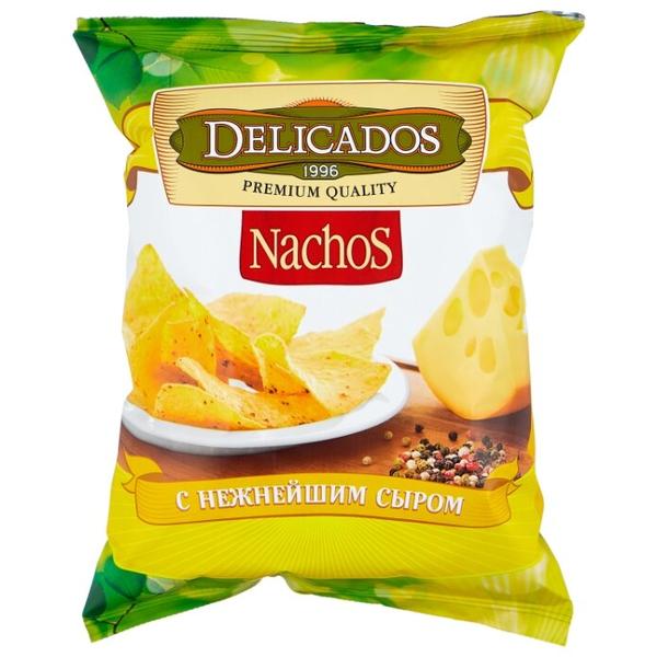 Чипсы Delicados Nachos кукурузные с нежнейшим сыром