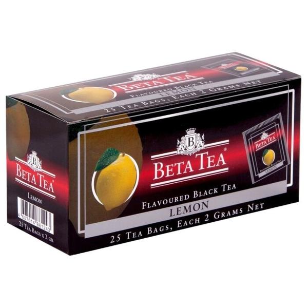 Чай черный Beta Tea Лимон в пакетиках