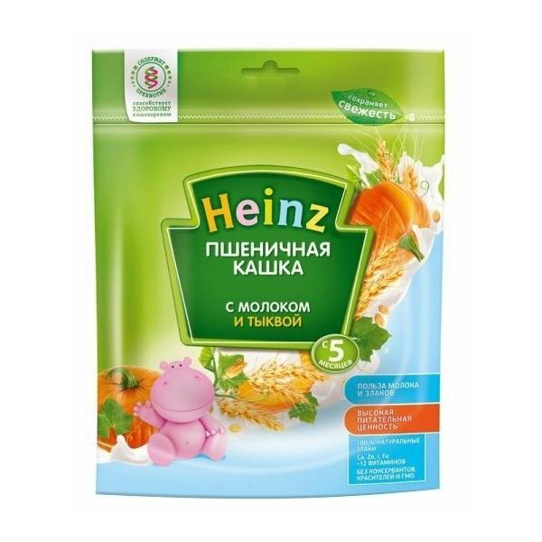 Каша Heinz молочная пшеничная с тыквой (с 5 месяцев) 250 г