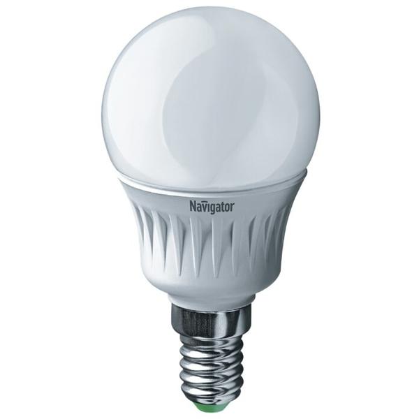 Лампа светодиодная Navigator 94476, E14, G45, 5Вт