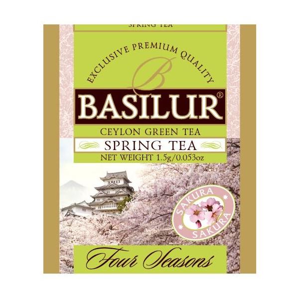 Чай зеленый Basilur Four seasons Spring tea в пакетиках