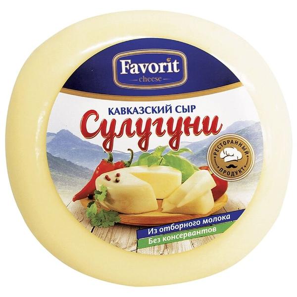 Сыр Favorit Cheese сулугуни мягкий 45%
