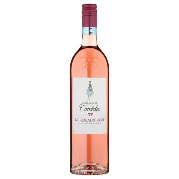 Вино Mademoiselle Comedie Bordeaux Rose 0.75 л