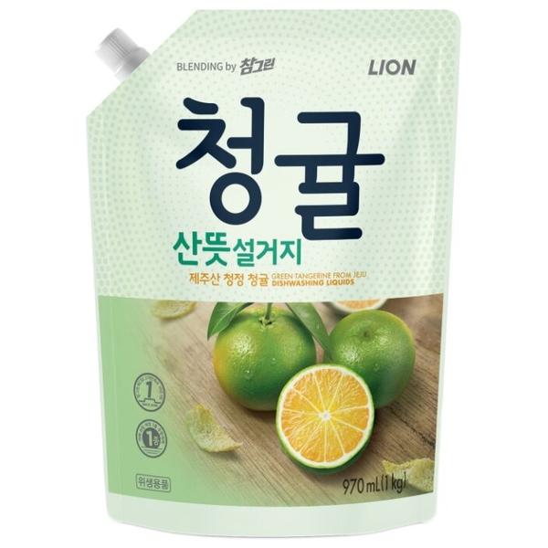 Lion Жидкость для мытья посуды Chamgreen Зеленый цитрус