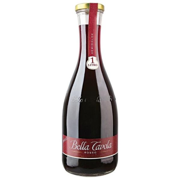 Вино Riunite, Bella Tavola Rosso Semi-sweet, 1 л
