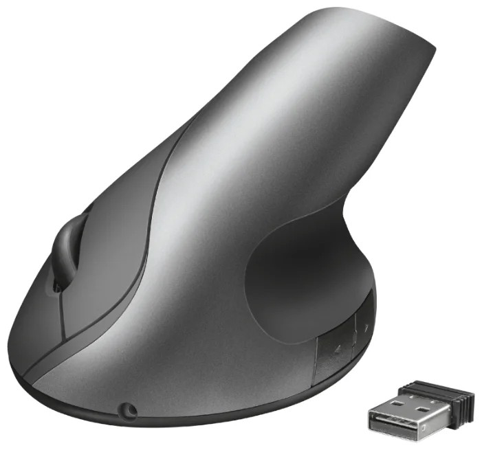 Trust Varo Wireless Ergonomic Mouse Black USB