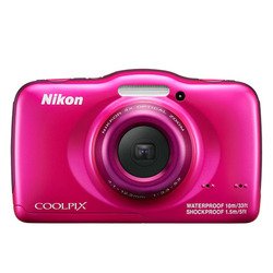 Nikon Coolpix S32 (розовый) + рюкзак