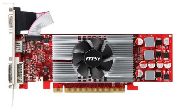 MSI GeForce GT 240 550Mhz PCI-E 2.0 512Mb 960Mhz 64 bit DVI HDMI HDCP