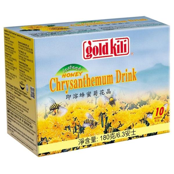 Чайный напиток Gold kili Honey chrysanthemum цветы хризантемы с мёдом растворимый в пакетиках