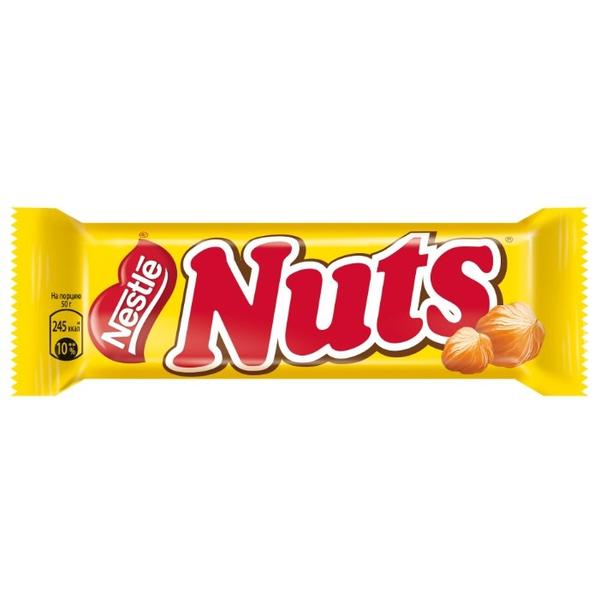 Батончик Nuts с цельным фундуком, 50 г