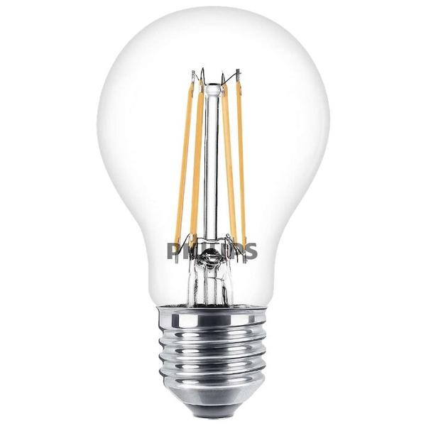 Лампа светодиодная Philips LED 2700K, E27, A60, 6Вт