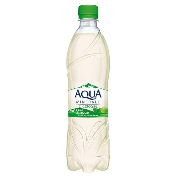 Вода питьевая Aqua Minerale негазированная с соком Мята-лайм, ПЭТ
