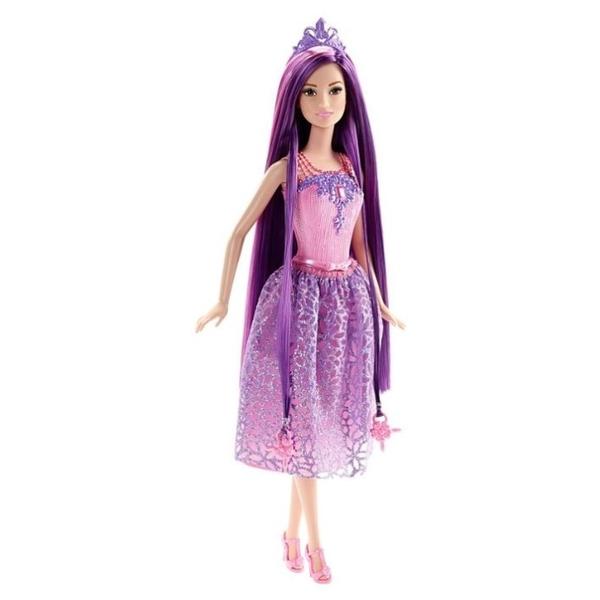 Кукла Barbie Принцесса с бесконечно длинными волосами, 29 см, DKB59