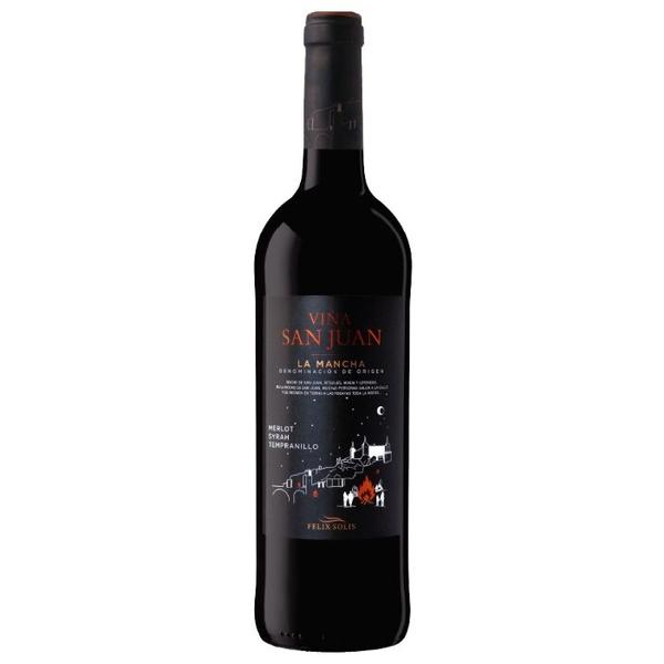 Вино Vina San Juan Red, La Mancha DO, 0.75 л