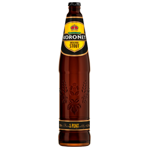 Пиво темное Koronet Stout Original 0.568 л