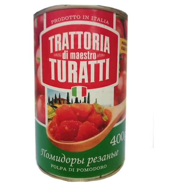 Помидоры резанные Trattoria Di Maestro Turatti жестяная банка 400 г