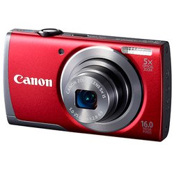 Canon PowerShot A3500 IS (red 16Mpix Zoom5x 3 720p SDHC CCD IS el TouLCD WiFi NB-11L)