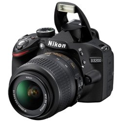 Nikon D3200 Kit (black 24.2Mpix 18-55VR 3 1080p SD, Набор с объективом EN-EL14)