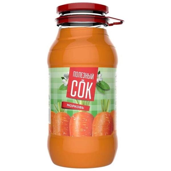 Сок Полезный сок Морковь с мякотью