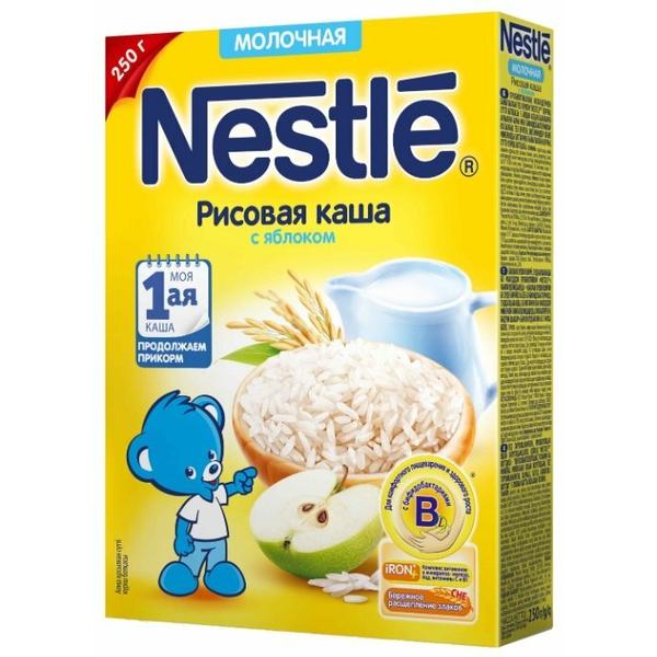 Каша Nestlé молочная рисовая с яблоком (с 5 месяцев) 250 г